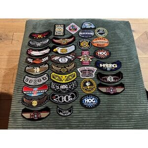 Harley Davidson HOG Patches‎ Collection Motorcycle Biker Vest Jacket Club Group